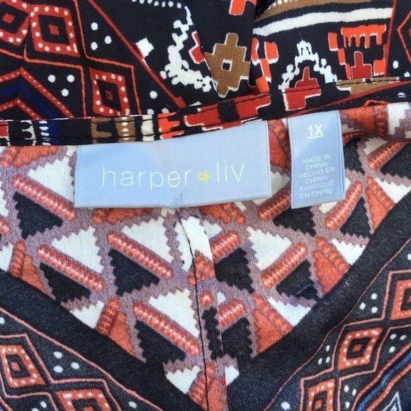 NWT Harper & Liv Marrakech Fringe Kimono. - Picture 7 of 12